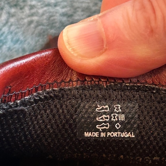 Ecco Helsinki Men’s Leather Slip On Dress Shoe Size EU41/US7.5 Oxblood/Brown - Picture 12 of 16